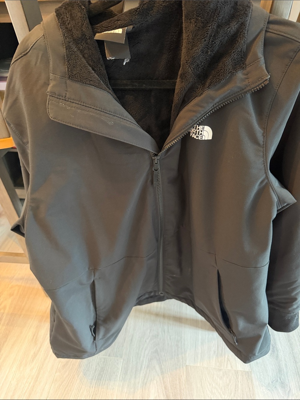 The North Face Women's Black Hooded Softshell Jacket